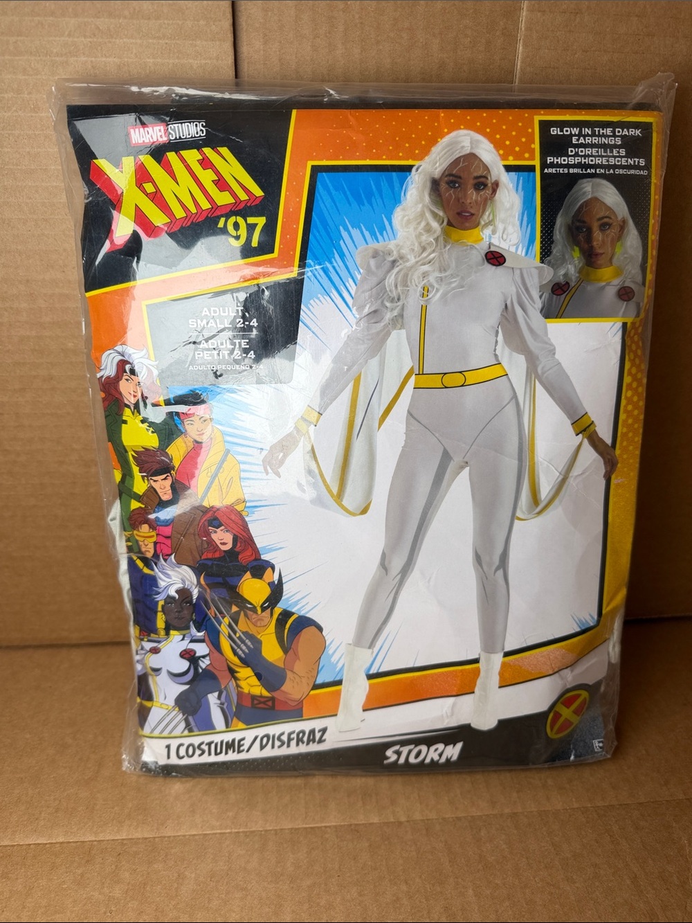 Marvel X-Men Storm '97 Women's Costume - White, Yellow, Black